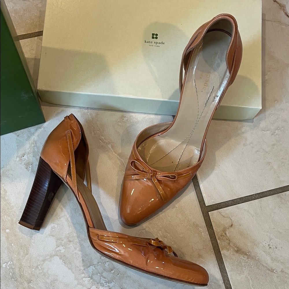 Kate Spade Pink Patent Heels